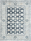 Dekor Grey Navy Vintage Polypropylene Area Rug