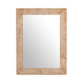 Delilah White Oak Wood Frame Mirror