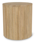 Natalia Natural Oak Wood End / Side Table
