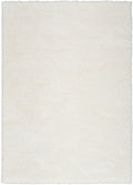 Pacific Shag Ivory Shag Polyester Area Rug