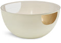 Eliane Cream Glass Top And Iron Base Coffee Table
