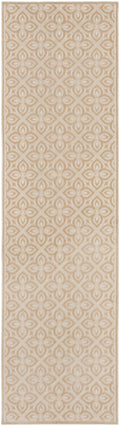 Washable Charm Beige Ivory Contemporary Polyester Area Rug