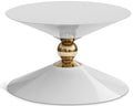 Loire White Iron Coffee Table