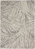 Rustic Textures Ivory/Grey Modern Polypropylene Area Rug
