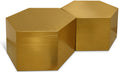 Hallam Gold Iron 2pc. Modular Coffee Table