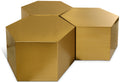 Hallam Gold Iron 3pc. Modular Coffee Table