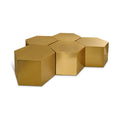Hallam Gold Iron 5pc. Modular Coffee Table