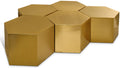 Hallam Gold Iron 5pc. Modular Coffee Table