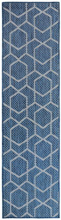 Horizon Indoor/Outdoor Denim Modern Polypropylene Area Rug