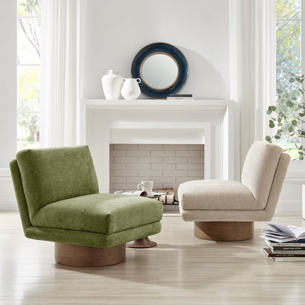 Zenda Accent Chair in Millburry Beige