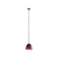 Caterina Single Pendant - Aubergine