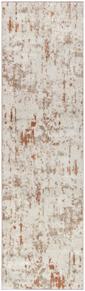Quarry Ivory Rust Modern Polypropylene Area Rug