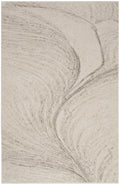 CK029 Captivating Ivory Modern Polyester Area Rug