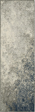 Passion Charcoal Ivory Modern Polypropylene Area Rug