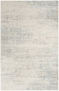 CK029 Captivating Cream Blue Modern Polyester Area Rug