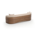 Fleur Wood Back Sofa