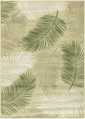 Suncoast Green Tropical Polypropylene Area Rug