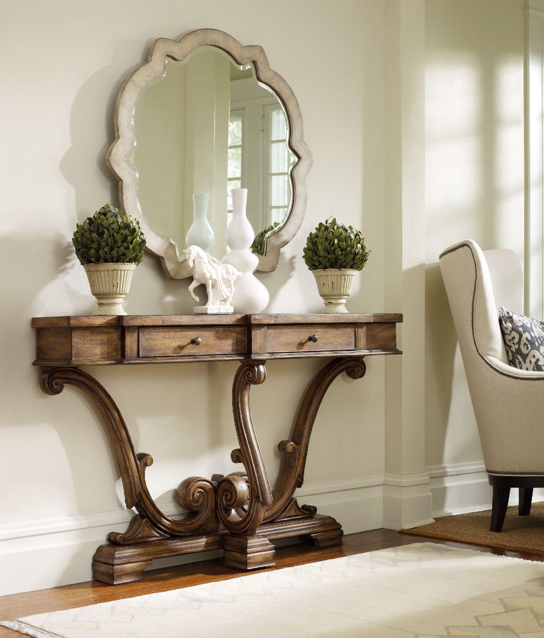 Sanctuary Thin Console in Amber Sands
