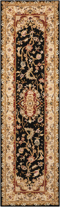 Nourison 2000 Black Traditional Wool Area Rug