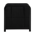 Fioretta 26" Solid Wood And Oak Veneer Nightstand