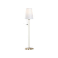 Quatrefoil Table Lamp - Silver Leaf