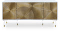 Blois White Lacquer Finish And Acrylic Sideboard / Buffet