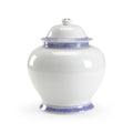 Greek Key Covered Urn