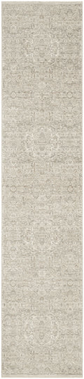 Shadows Grey Vintage Polyester Area Rug