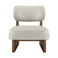 Ventana Vegan Leather Upholstered Accent Chair