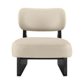 Ventana Vegan Leather Upholstered Accent Chair