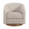 Manarola Performance Fabric Upholstered Swivel Accent Chair