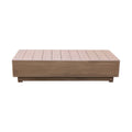 Sarzana Natural Acacia Wood Outdoor Patio Coffee Table