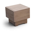 Sarzana Natural Acacia Wood Outdoor Patio End / Side Table