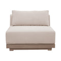 Sarzana Olefin Performance Fabric Outdoor Patio Modular Armless Chair