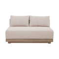 Sarzana 55" Olefin Performance Fabric Outdoor Patio Modular Loveseat