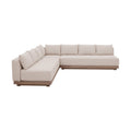 Sarzana Beige Olefin Performance Fabric 3pc. Outdoor Patio Modular Sectional - Sec3B