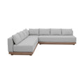 Sarzana Grey Olefin Performance Fabric 3pc. Outdoor Patio Modular Sectional - Sec3B