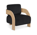 Claudette Velvet Performance Fabric Upholstered Accent Chair