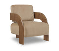 Claudette Velvet Performance Fabric Upholstered Accent Chair