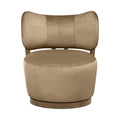 Emilia Velvet Upholstered Swivel Accent Chair