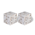 Eartha Genuine Marble Decorative Dice