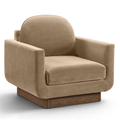 Edmund Velvet Performance Fabric Upholstered Accent Chair