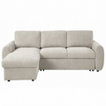 Nuriel Boucle Sectional Sofa w/Sleeper & Storage