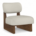 Ventana Vegan Leather Upholstered Accent Chair