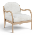 Gwyneth Cream Performance Fabric Upholstered Accent Chair