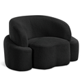 Perdita Boucle Fabric Upholstered Chair