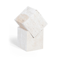 Pesaro Natural Travertine Decorative Cube