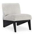 Colinette Cream Boucle Fabric Upholstered Accent Chair