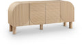 Chartres Oak Solid Wood And Oak Veneer Sideboard / Buffet