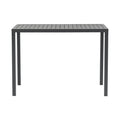 Livana Rectangle Aluminum Outdoor Patio Bar Table